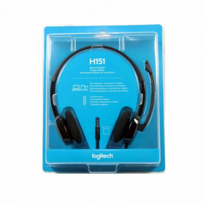 Logitech H151 STEREO Headset (One port)